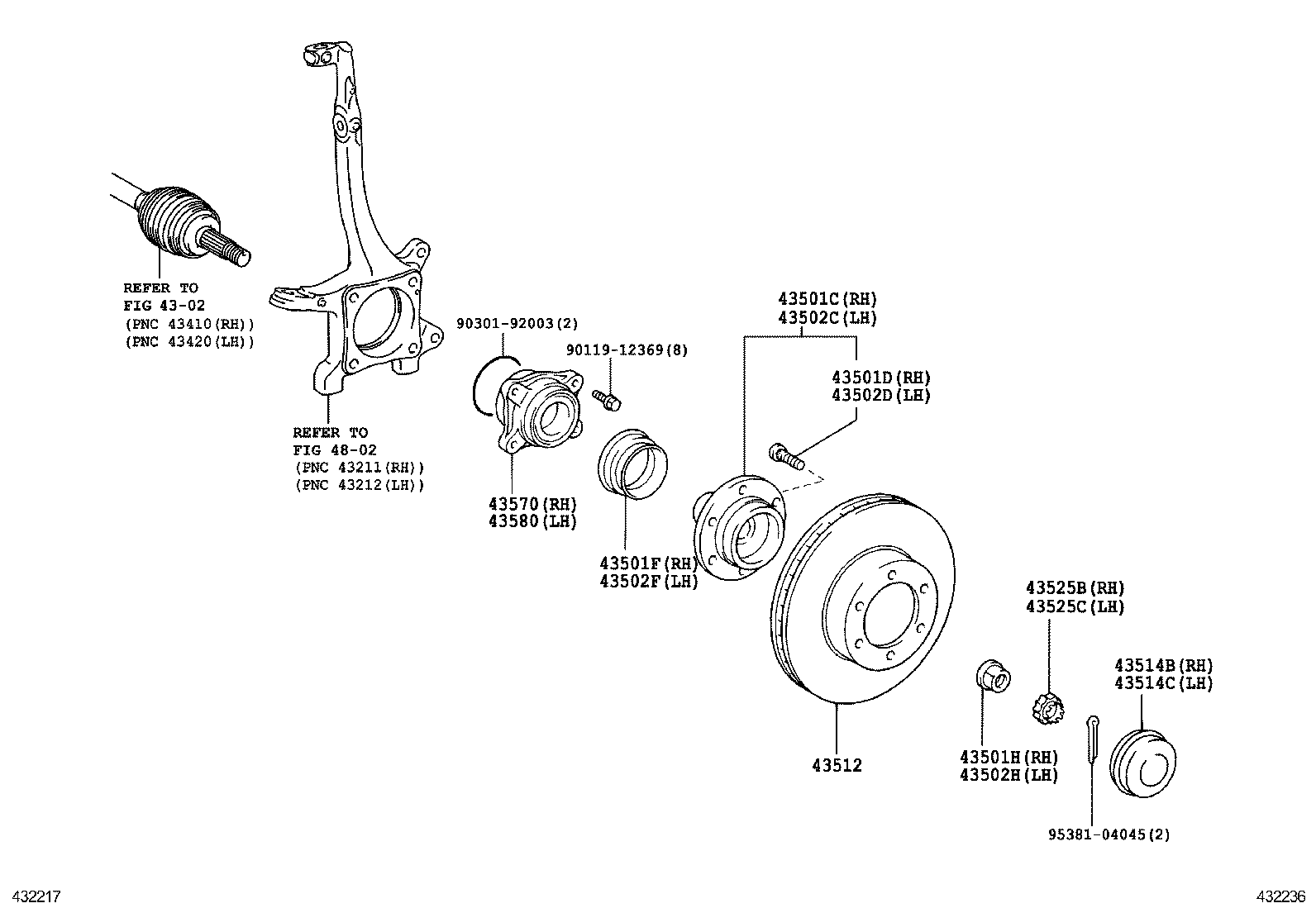 Berliet 43570-60011 - Комплект подшипника ступицы колеса parts5.com