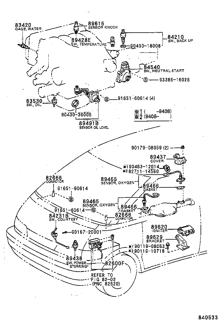 DAEWOO 8353014060 - Sender Unit, oil pressure parts5.com