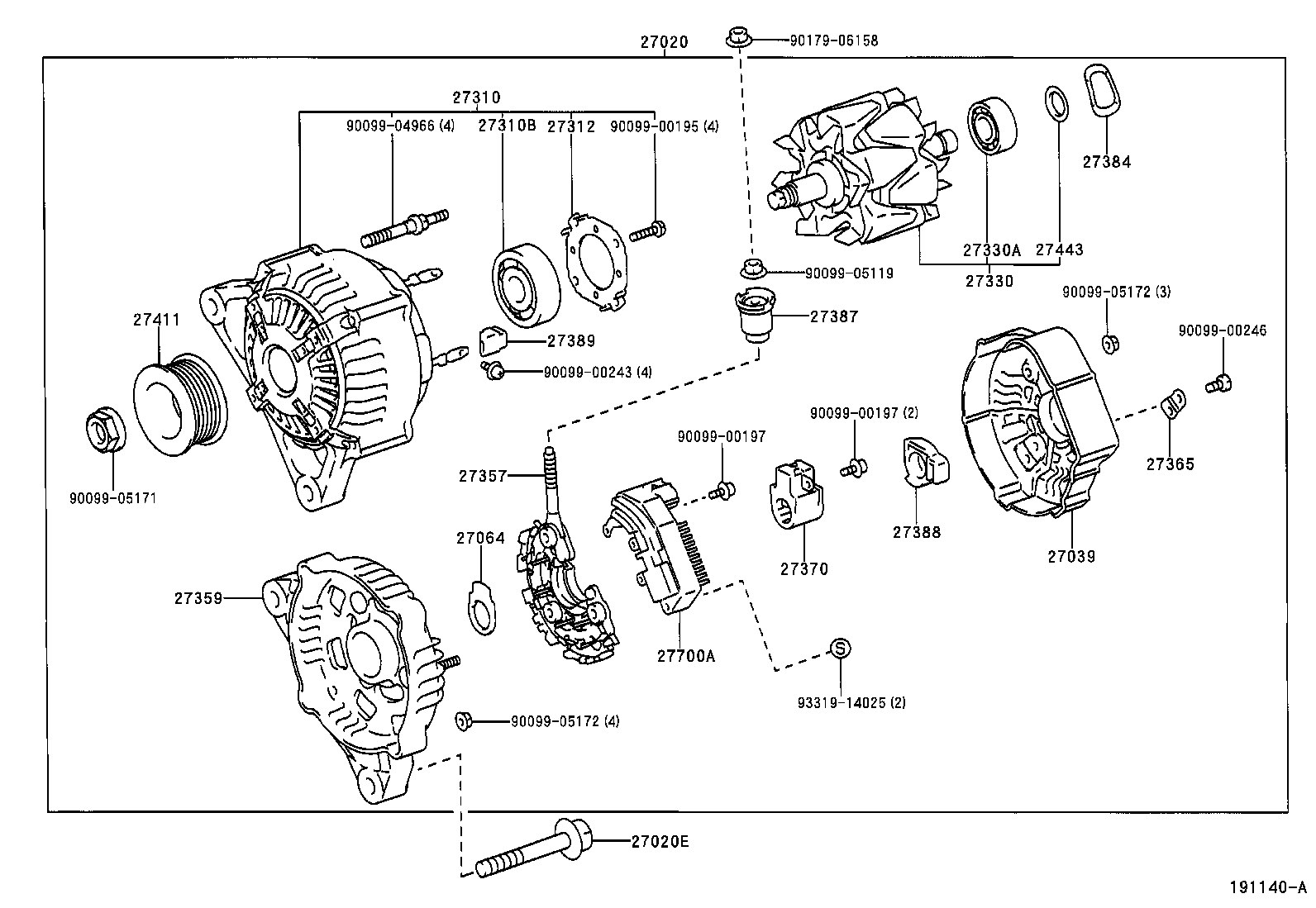 TOYOTA 90099-10192 - Подшипник parts5.com