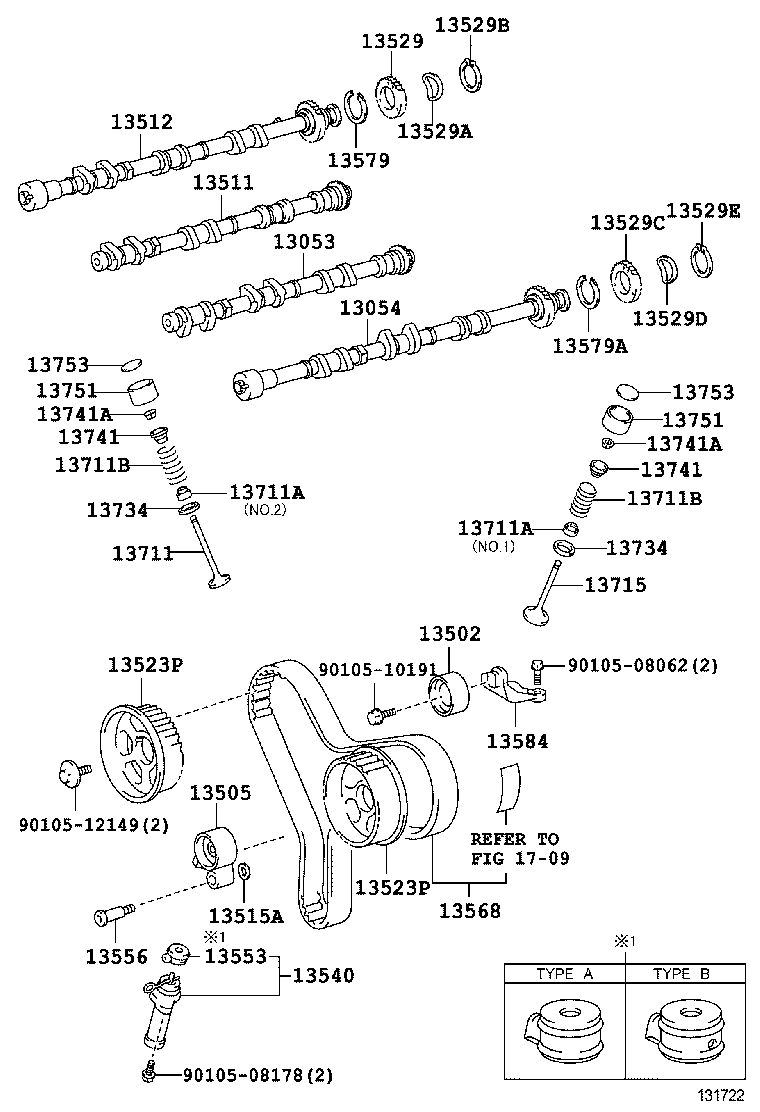 TOYOTA 90913-02100 - Уплотнительное кольцо, стержень клапана parts5.com