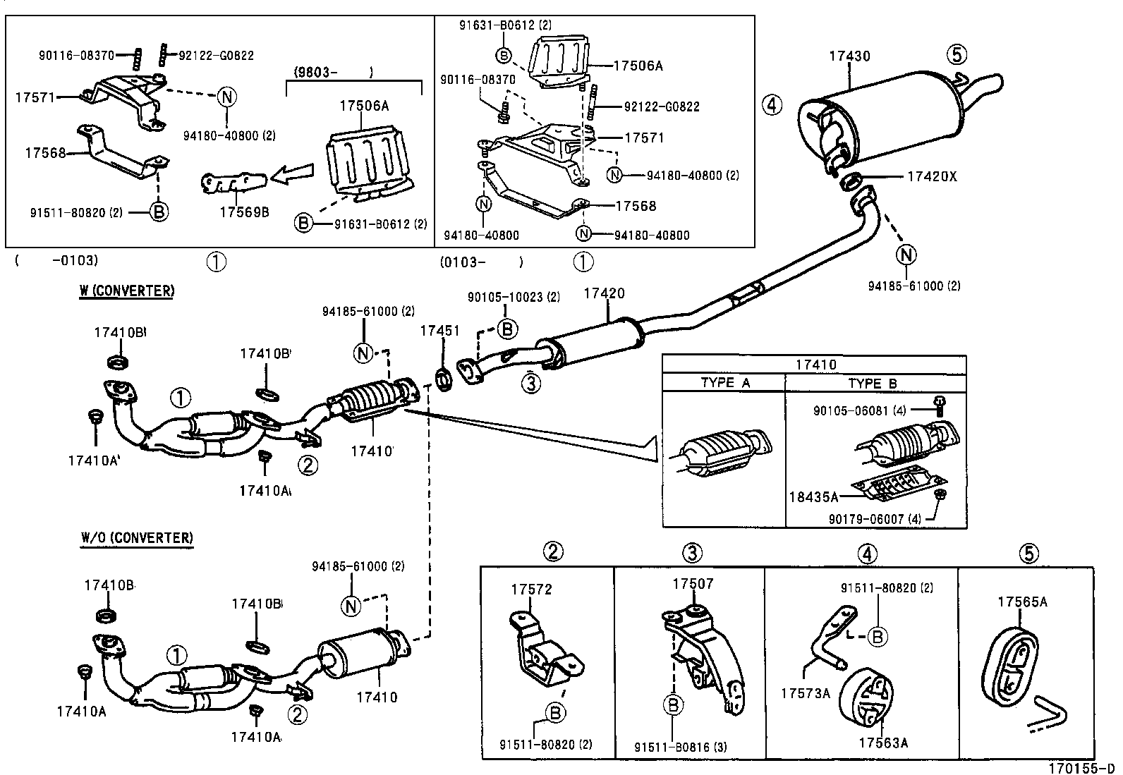 TOYOTA 17565-20060 - Втулка, стабилизатор parts5.com