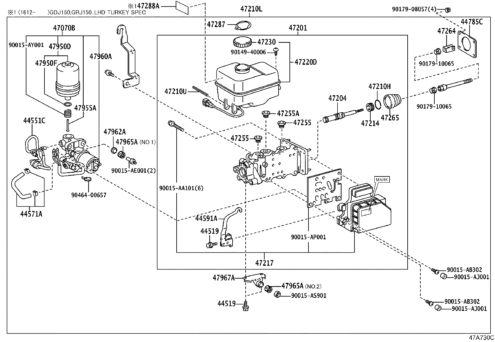 TOYOTA 4723060210 - Крышка, бачок тормозной жидкости parts5.com