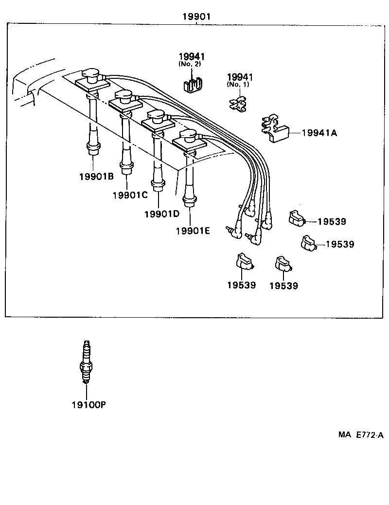 LEXUS 90919-01166 - Свеча зажигания parts5.com