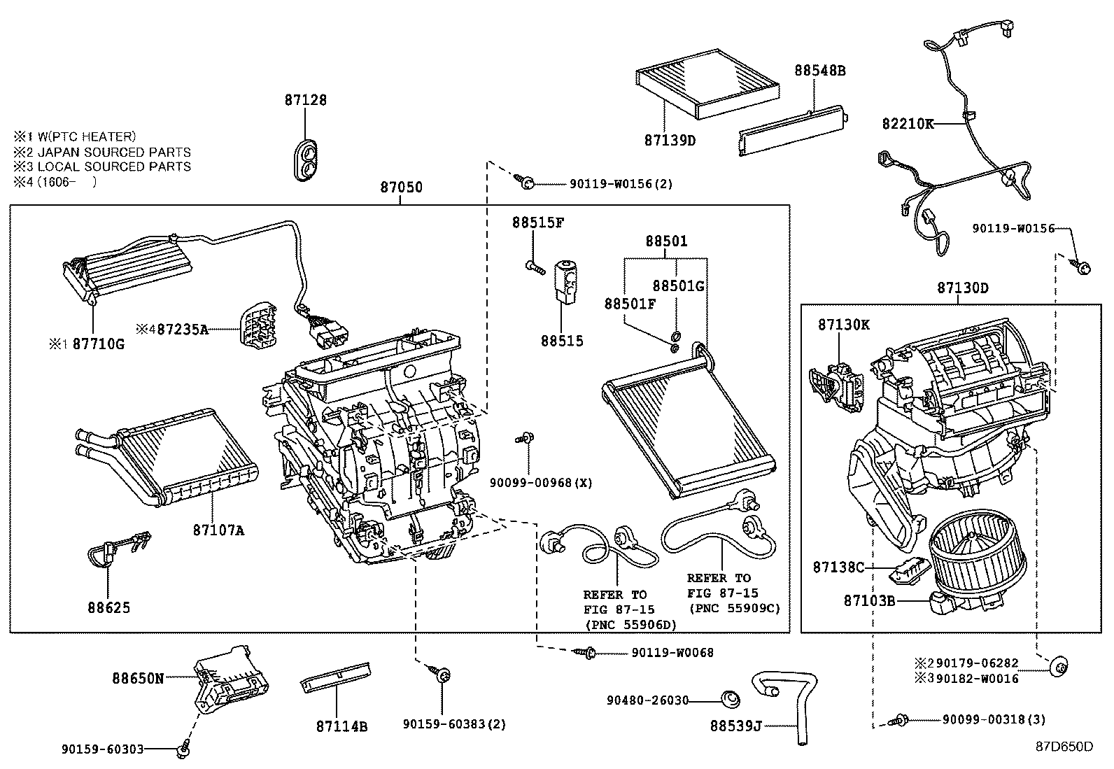 LEXUS 871390D070 - Фильтр воздуха в салоне parts5.com