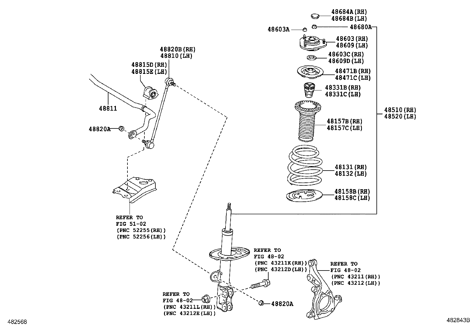 TOYOTA 48131-02A90 - Пружина ходовой части parts5.com