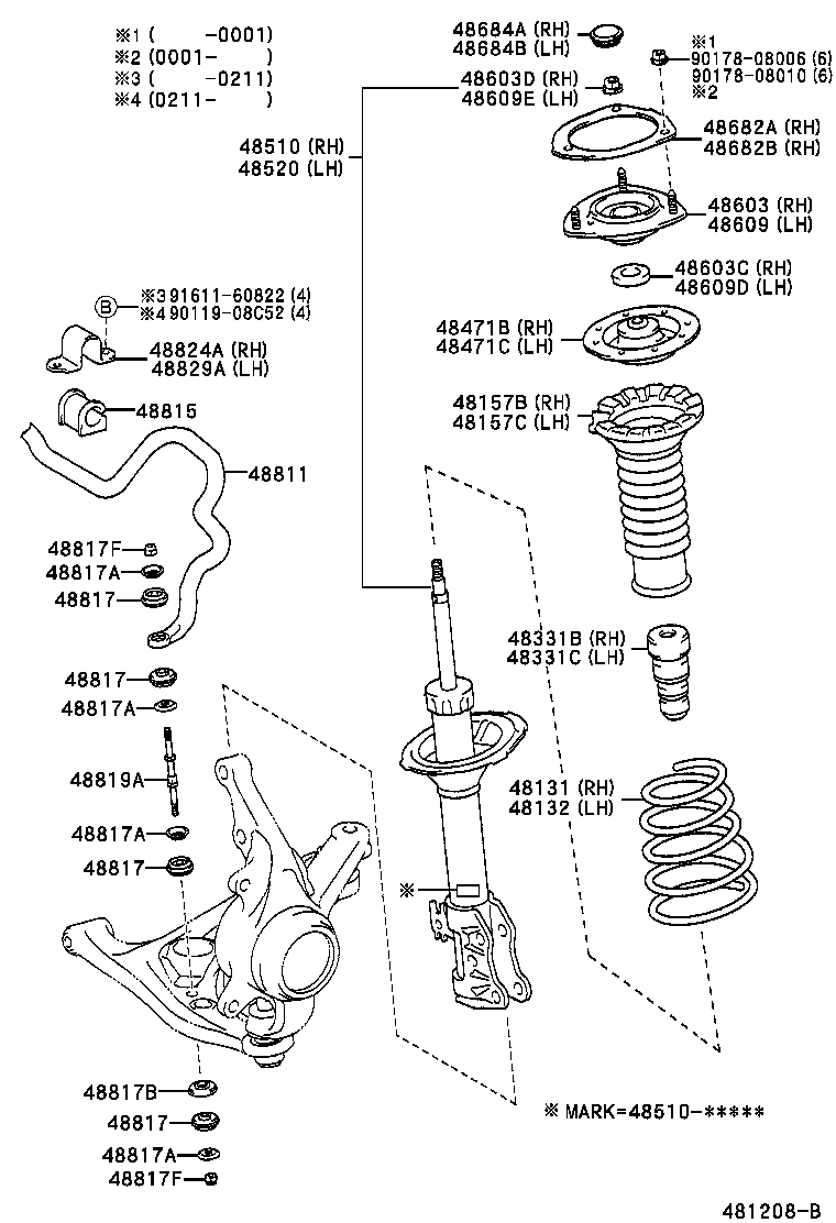 Berliet 48819-52010 - Тяга / стойка, стабилизатор parts5.com