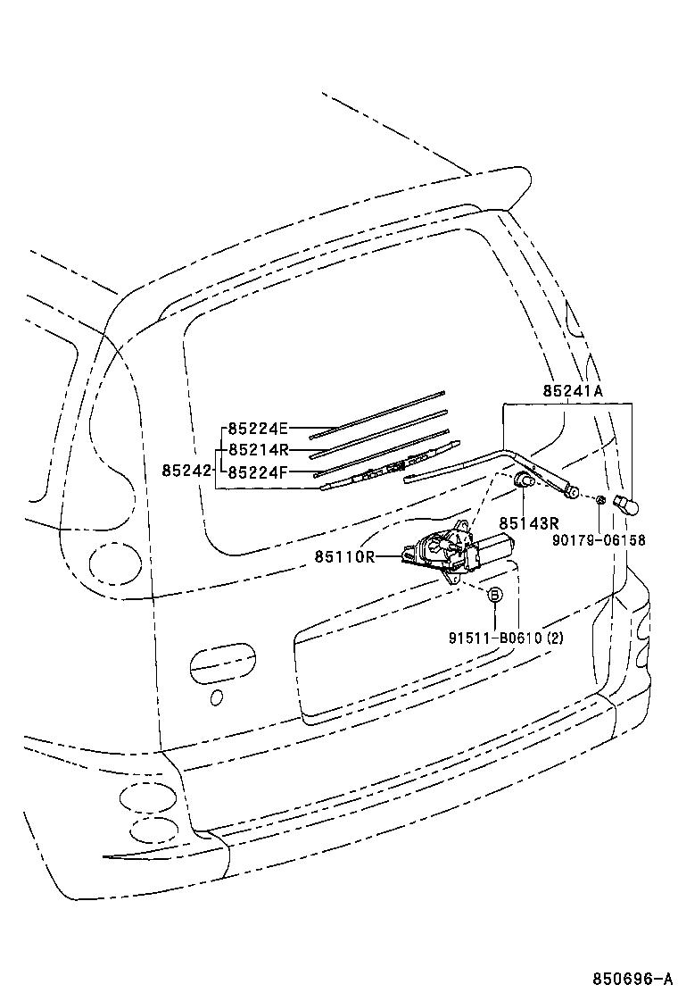 TOYOTA 8524152030 - Limpiaparabrisas parts5.com