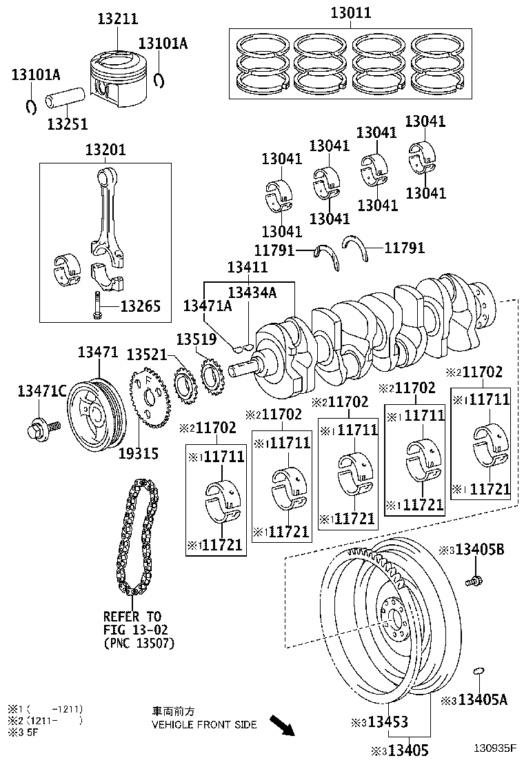 TOYOTA 13521-28030 - Шестерня, коленчатый вал parts5.com