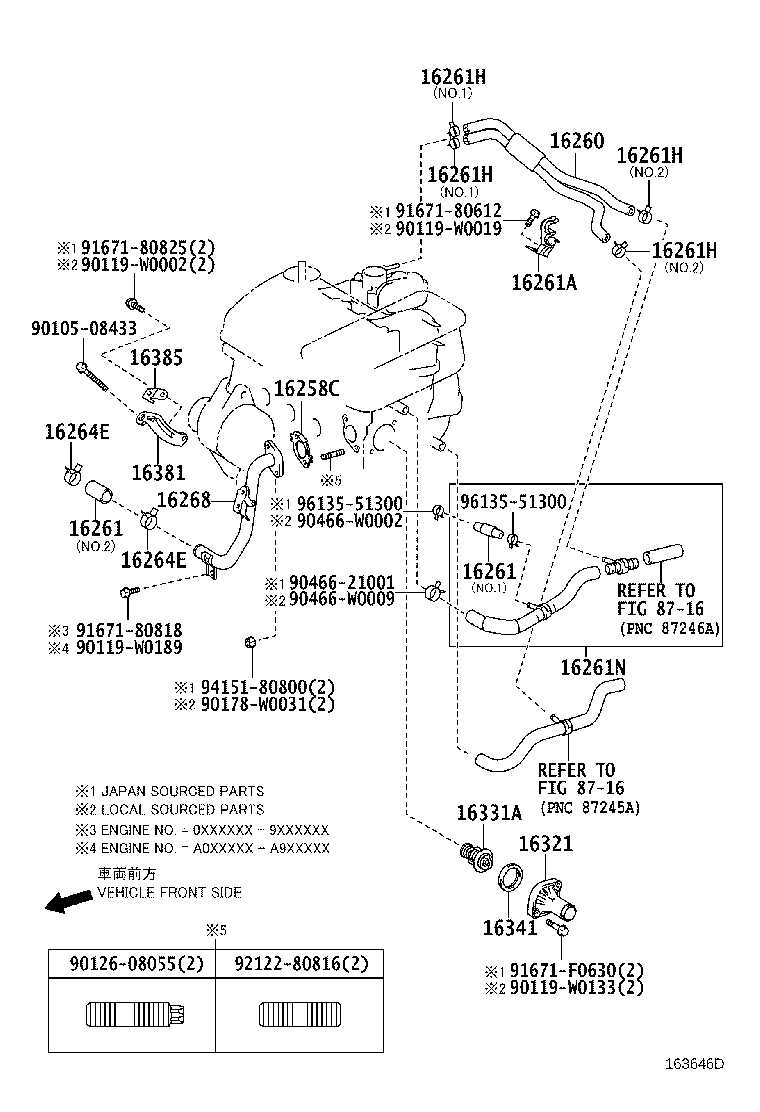 Subaru 90916-03134 - Термостат, охлаждающая жидкость parts5.com