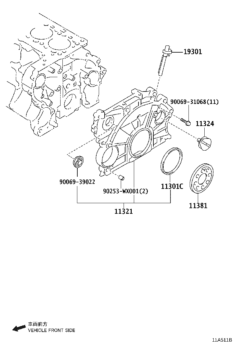 TOYOTA 19301WA010 - Датчик импульсов, коленвал parts5.com