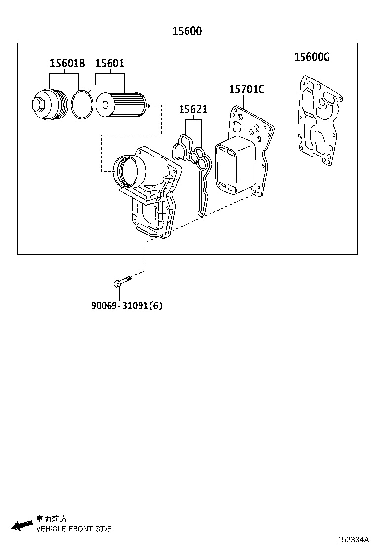 LEXUS 04152-WA010 - Масляный фильтр parts5.com