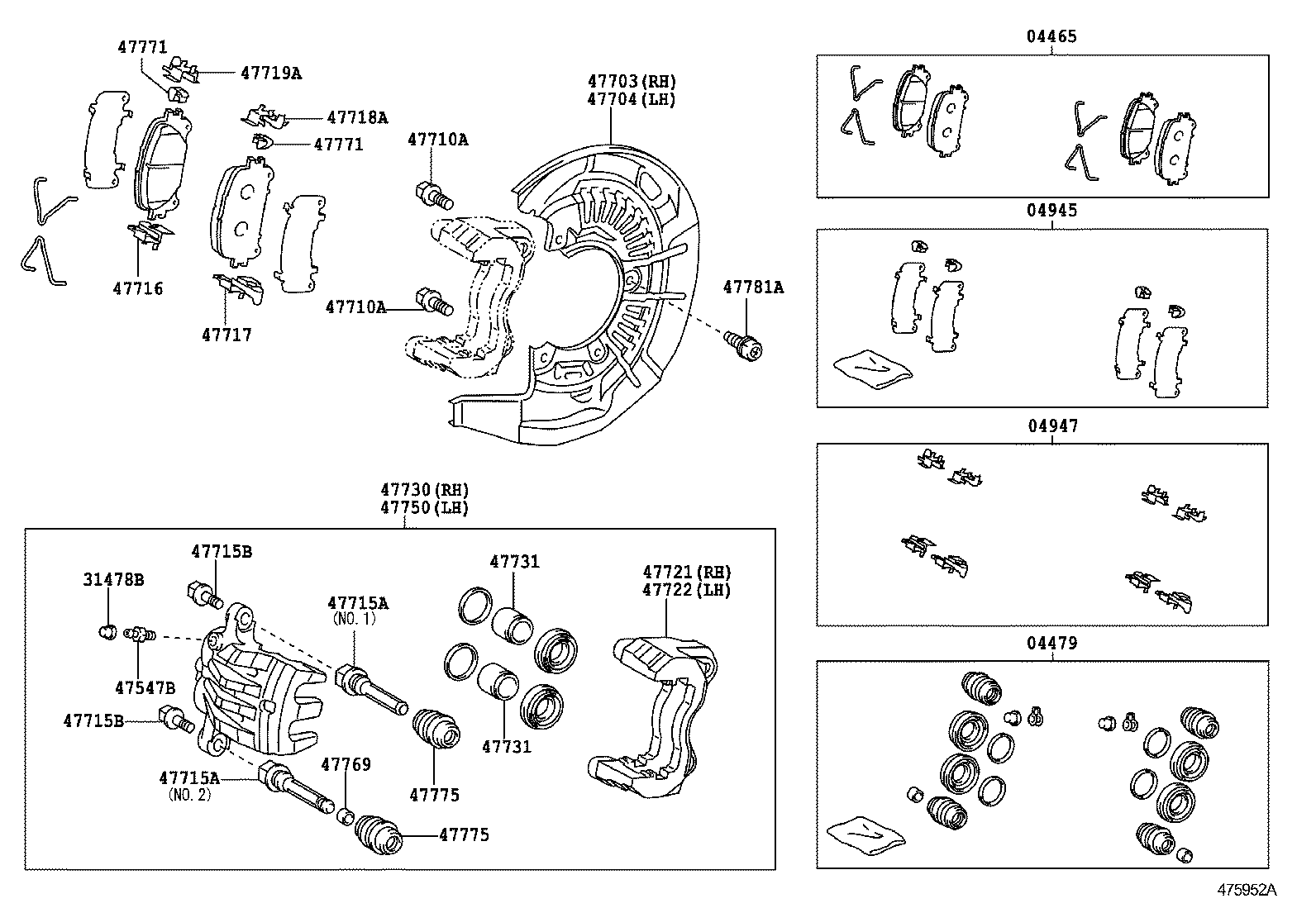 BMW 0446548150 - Тормозные колодки, дисковые, комплект parts5.com