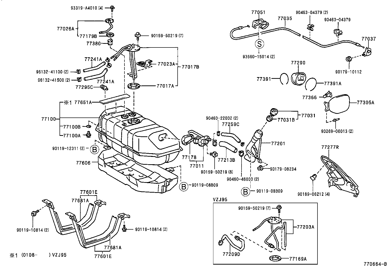 TOYOTA 7702326010 - Фильтр, подъема топлива parts5.com