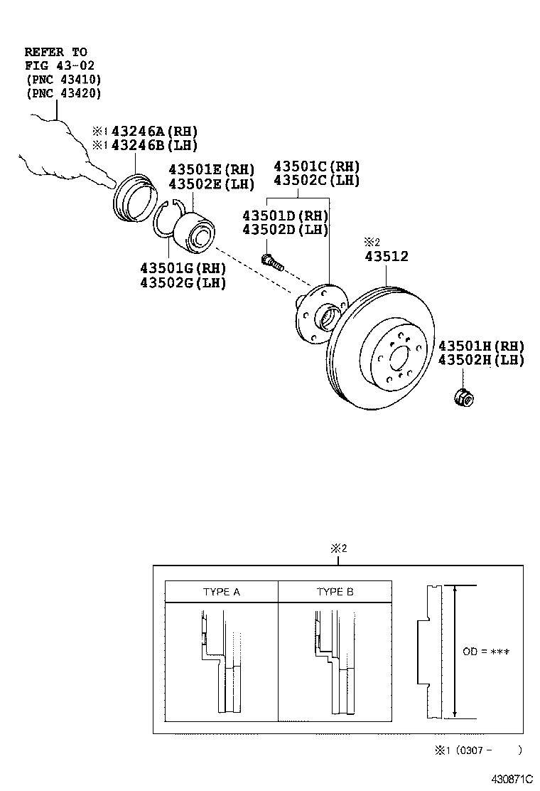 Daihatsu 90369-45003 - Комплект подшипника ступицы колеса parts5.com