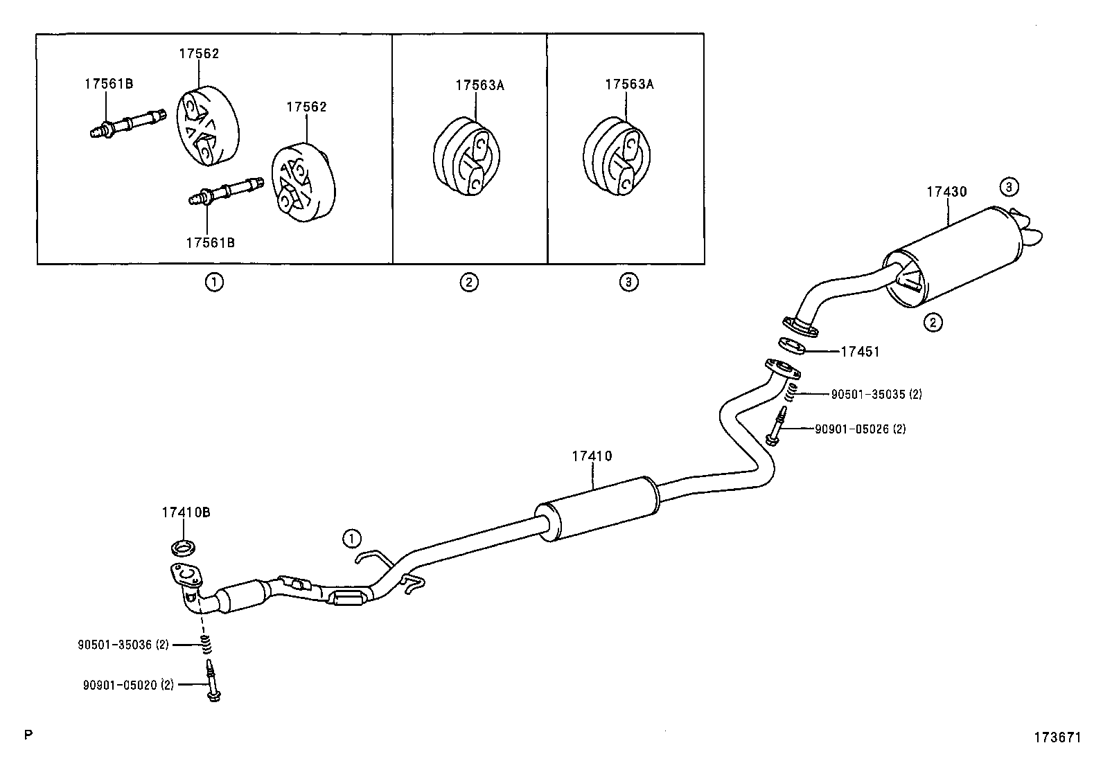 TOYOTA 17562-0J010 - Втулка, стабилизатор parts5.com