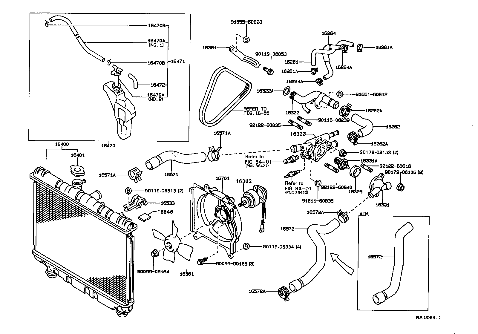 TOYOTA 16325-63010 - Прокладка, термостат parts5.com