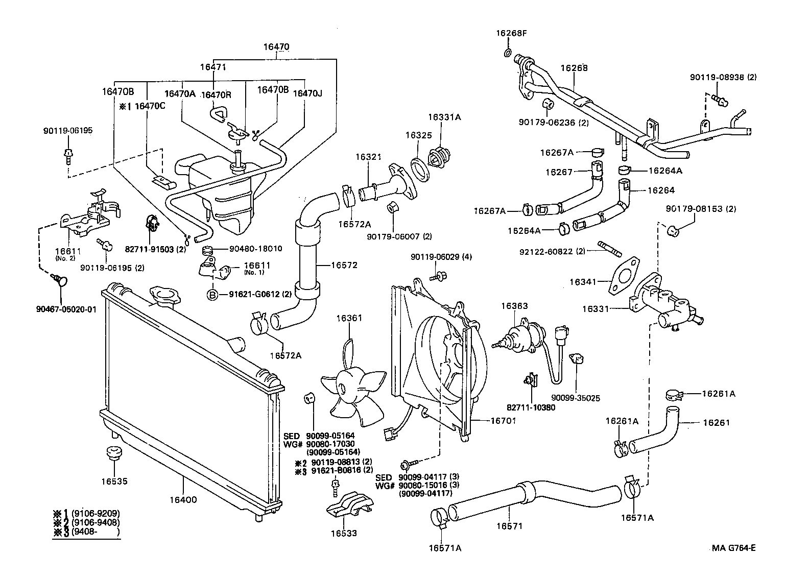 TOYOTA 90916-03060 - Термостат, охлаждающая жидкость parts5.com