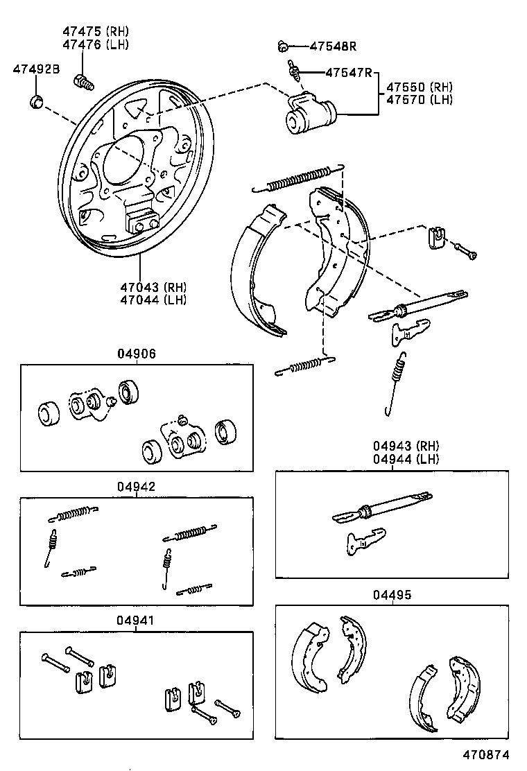 TOYOTA 4755005040 - Колесный тормозной цилиндр parts5.com