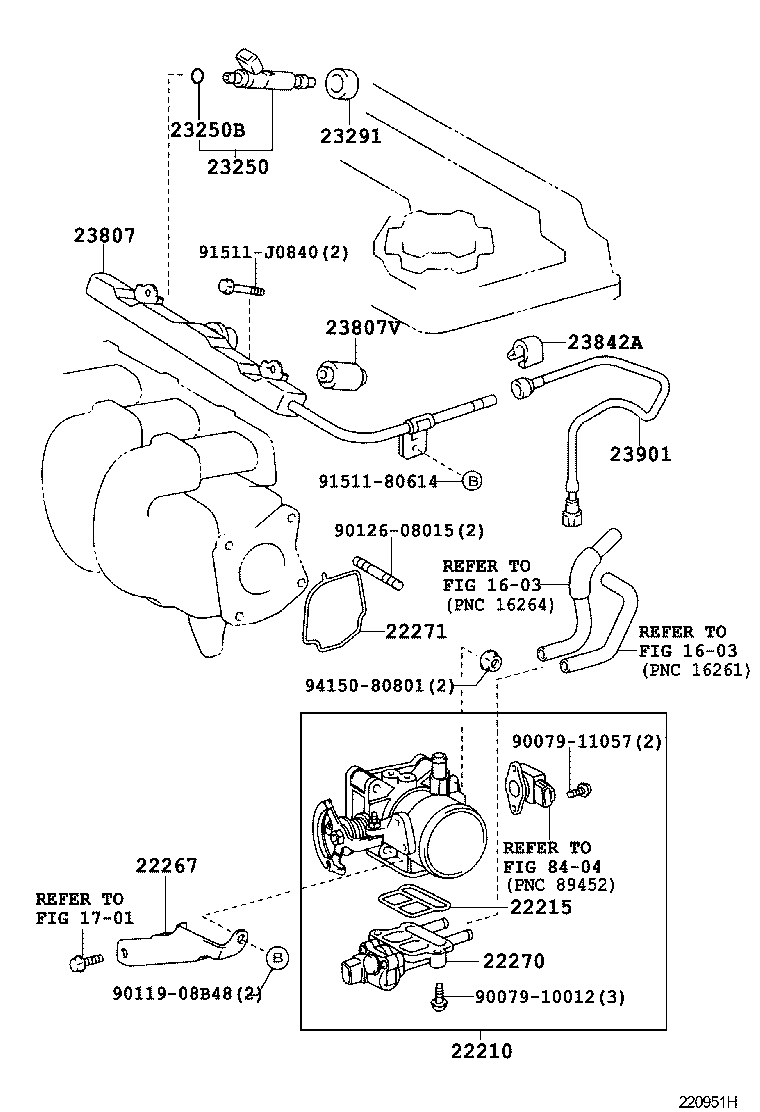 TOYOTA 23291-22020 - INSULATOR, INJECTOR VIBRATION parts5.com