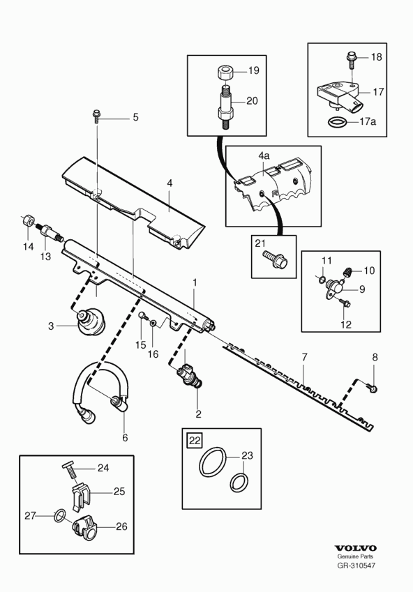 Volvo 31272730 - Датчик, давление наддува parts5.com