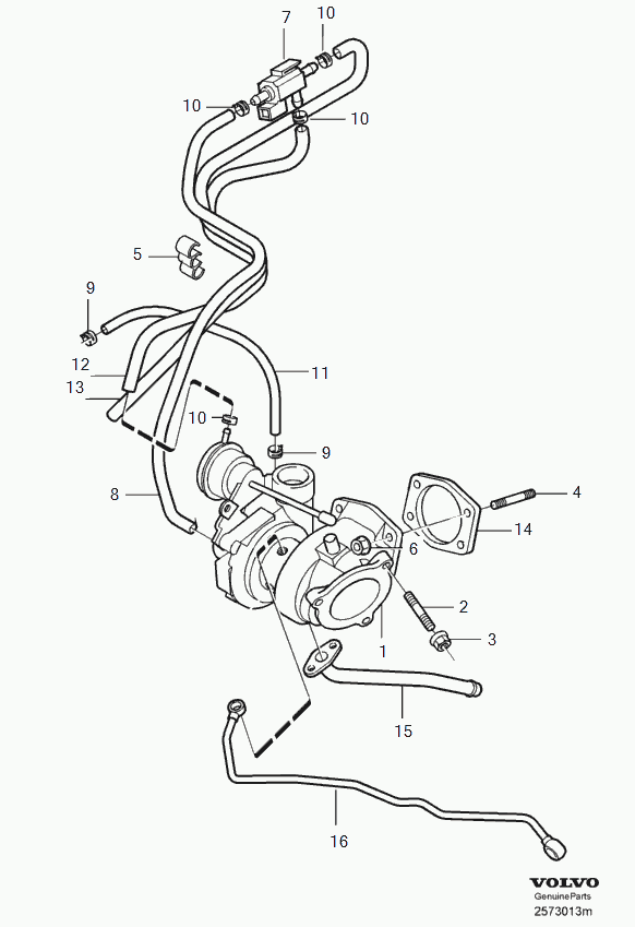 Volvo 8601689* - Турбина, компрессор parts5.com