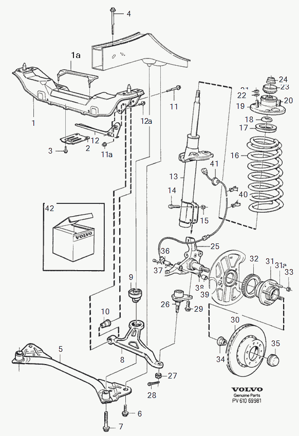 FORD 1387624 - Втулка, стабилизатор parts5.com