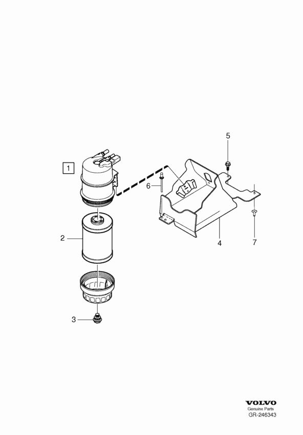 Volvo 31342920 - Топливный фильтр parts5.com