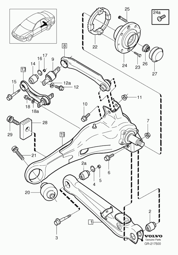 Volvo 30812651 - Комплект подшипника ступицы колеса parts5.com