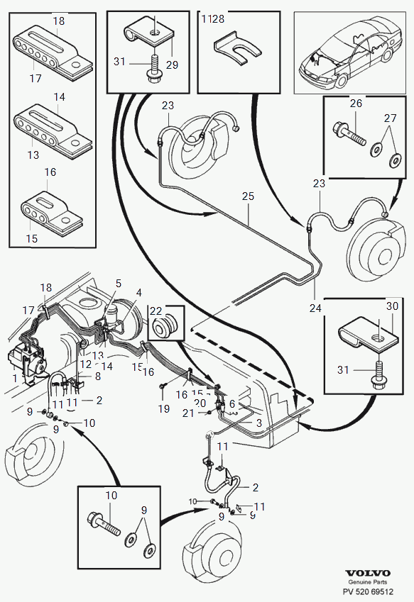 Volvo 18665 - Seal Ring, oil drain plug parts5.com