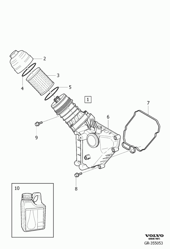 Volvo 30788490 - Масляный фильтр parts5.com