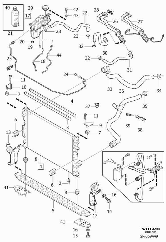 Volvo 31200320 - Компенсационный бак, охлаждающая жидкость parts5.com