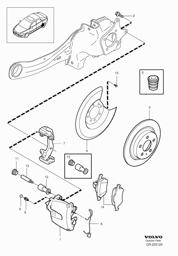 Volvo 36000902 - Тормозной суппорт parts5.com