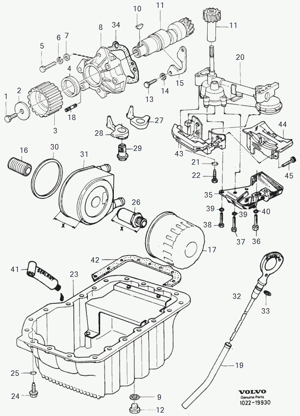 Volvo 3467632 - Filtro de aceite parts5.com