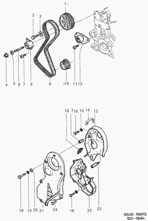 Volvo 3343720 - Timing Belt parts5.com