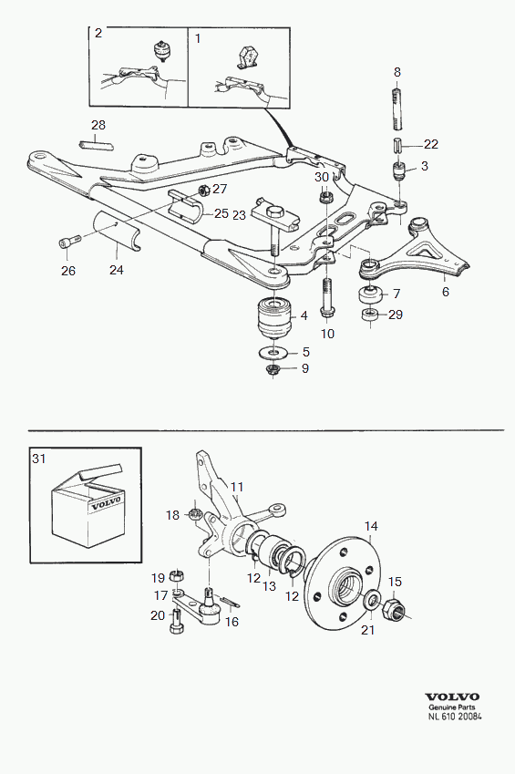 Volvo 914535 - Комплект подшипника ступицы колеса parts5.com