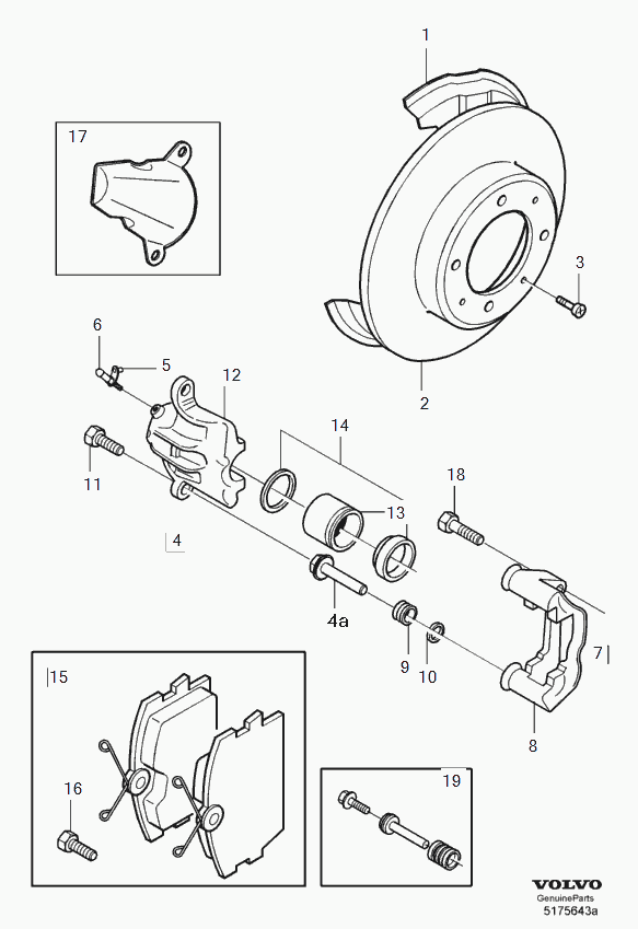 Volvo 3342530 - Ремкомплект, тормозной суппорт parts5.com