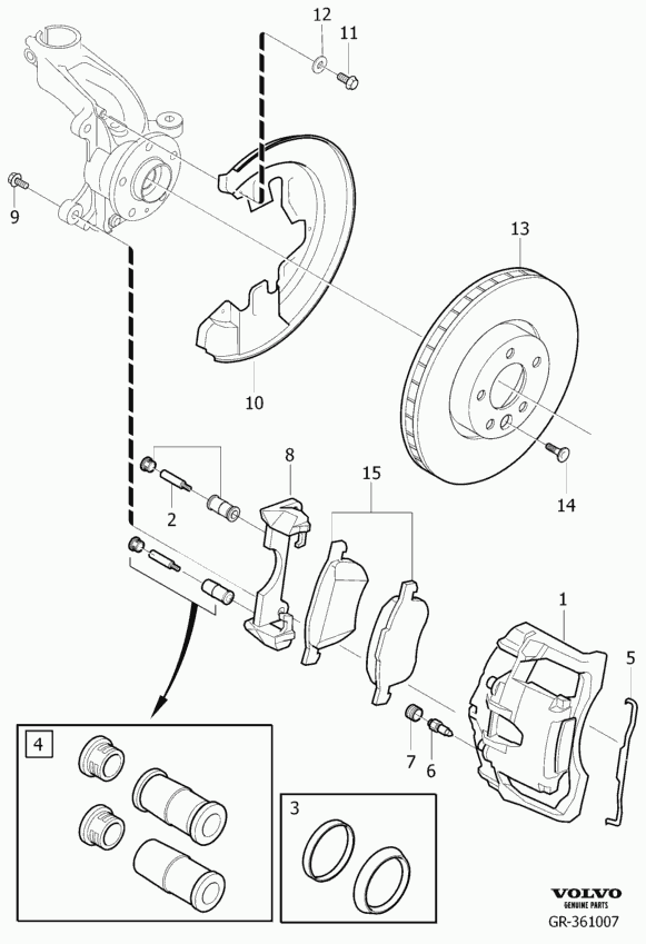 FORD 31200229 - Тормозные колодки, дисковые, комплект parts5.com