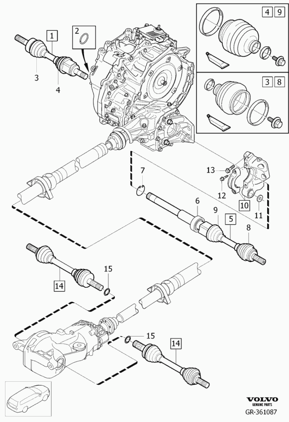 Volvo 30759410 - Пыльник, приводной вал parts5.com