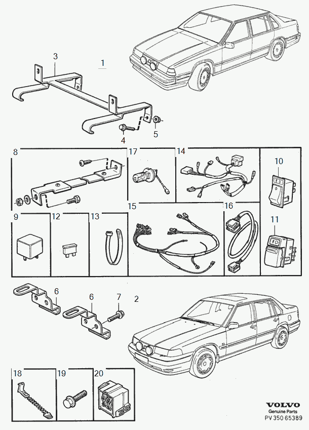 Volvo 1259926 - Реле, рабочий ток parts5.com