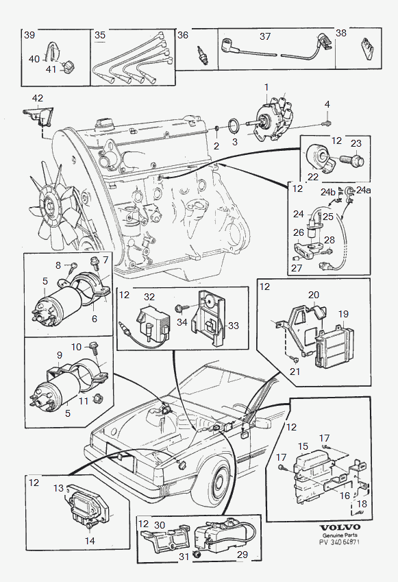 Volvo 2707 46 - Spark Plug parts5.com