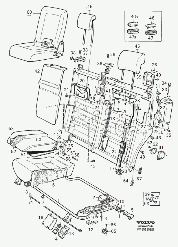 Volvo 985921 - Nut, exhaust manifold parts5.com