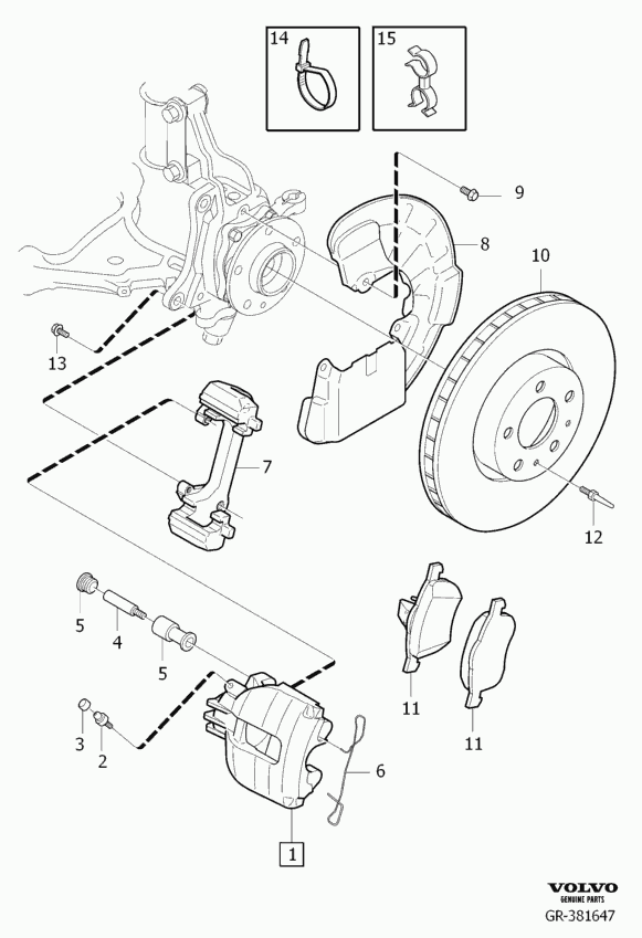 Volvo 30665012 - Комплект направляющей гильзы parts5.com