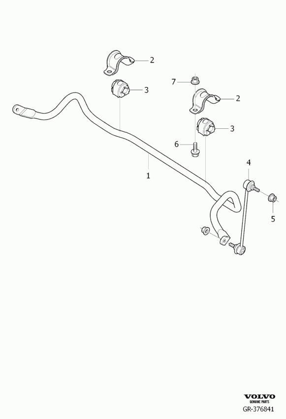 FORD 31340273 - Тяга / стойка, стабилизатор parts5.com