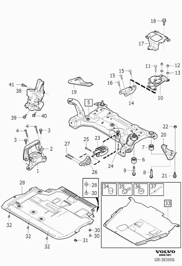 Volvo 31391440 - Кожух двигателя parts5.com