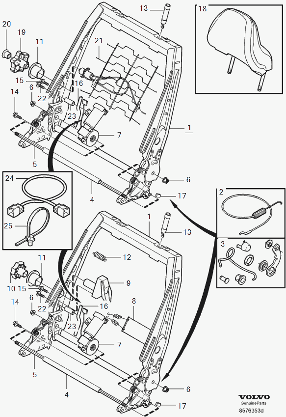 Volvo 30675175 - Тормозные колодки, дисковые, комплект parts5.com