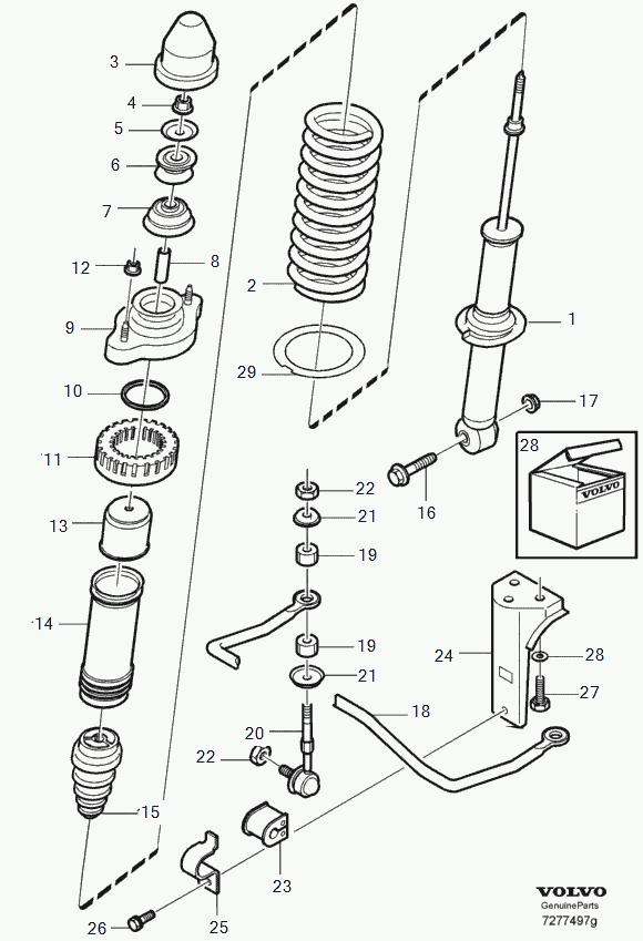 Mitsubishi 30884359 - Тяга / стойка, стабилизатор parts5.com