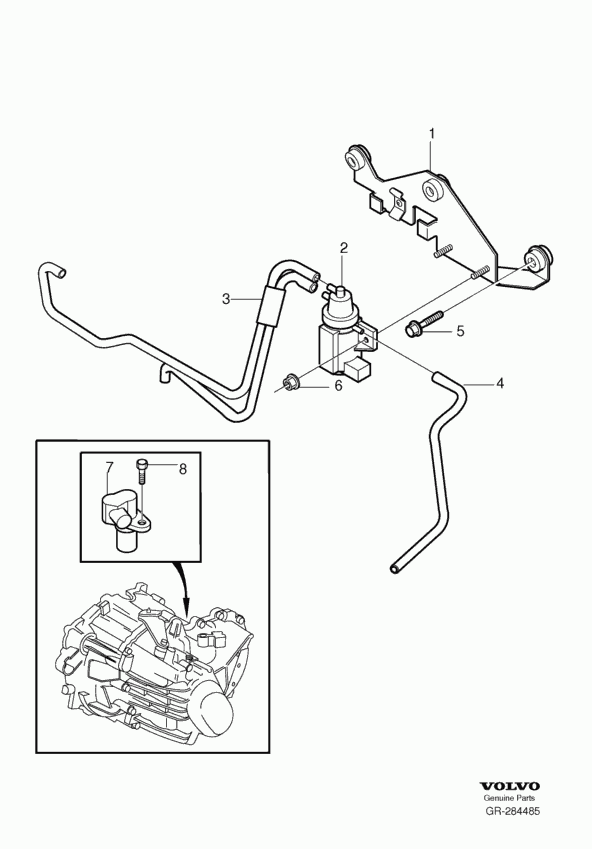 Volvo 30618057 - Преобразователь давления, управление ОГ parts5.com