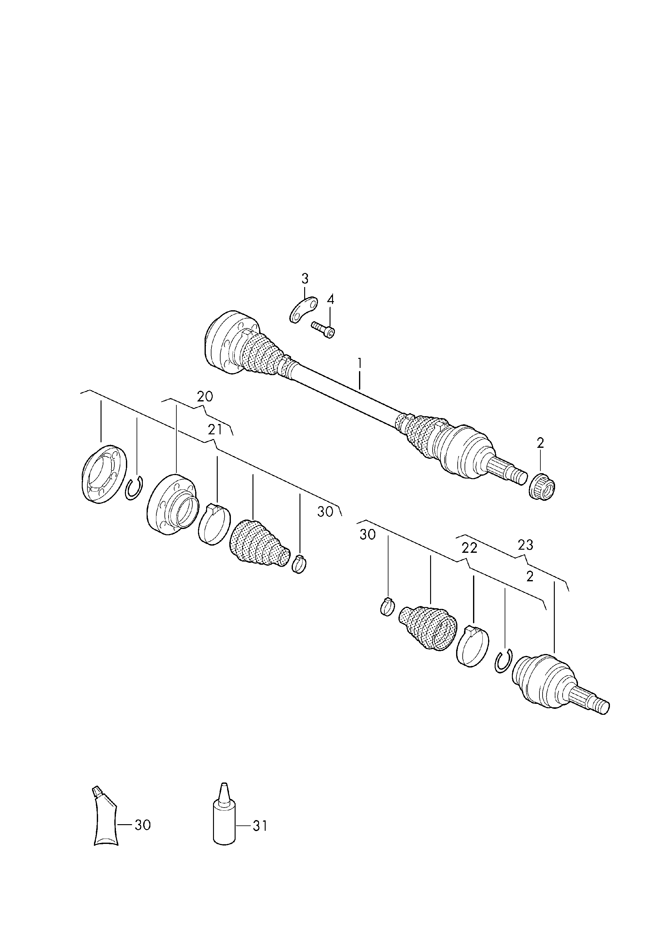 VW 7L0498201A - Пыльник, приводной вал parts5.com