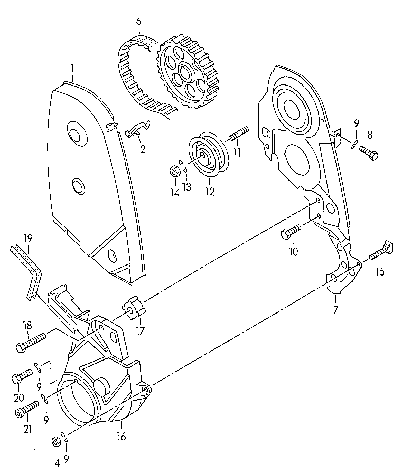 Seat 037 109 119 C - Зубчатый ремень ГРМ parts5.com