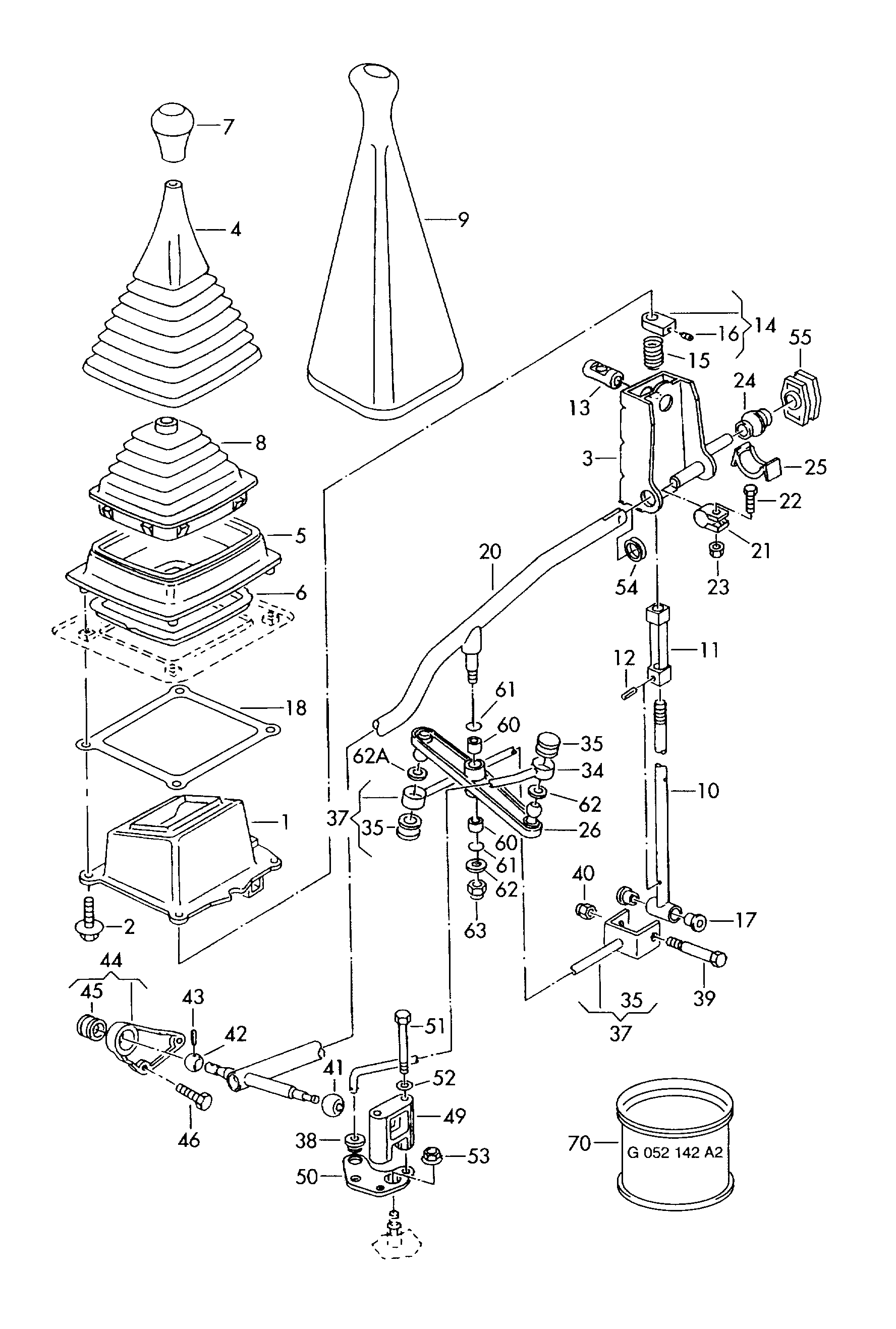 VW 701 711 066 - Втулка, шток вилки переключения parts5.com